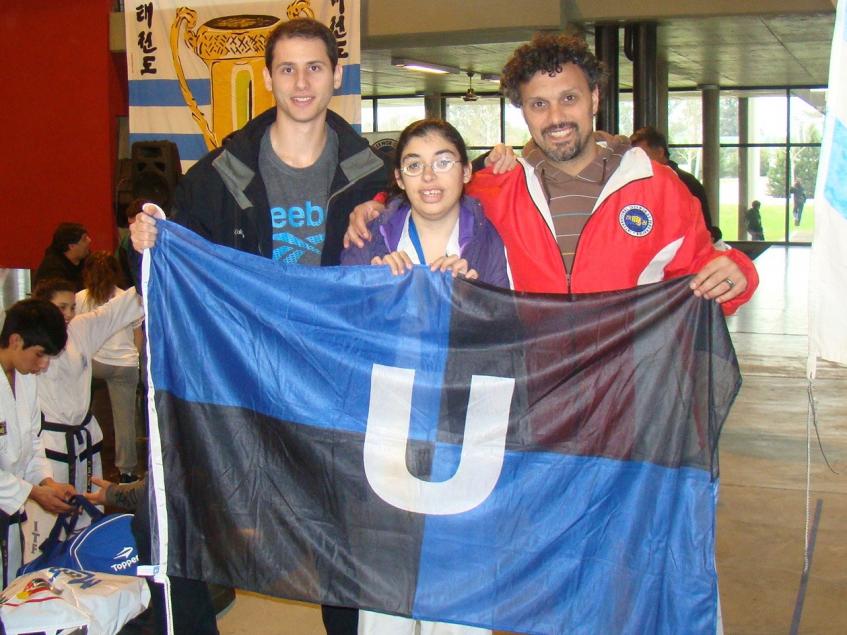 Copa Liga Argentina: Federico Rosenblat, Rosario González Fernández y el Prof. Juan José Ancona (coach)