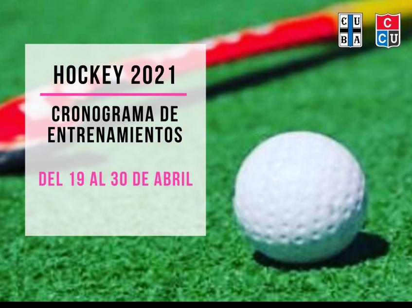 Hockey del 19 al 30 de abril