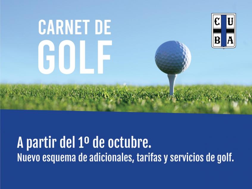 Nuevo Carnet de Golf CUBA
